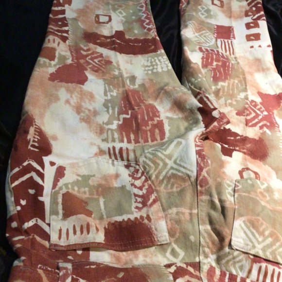 SIMON CHANG sz12 womens cotton pants, denim cut & feel. Never worn. - Picture 5 of 9